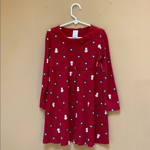 Cute Gymboree panda red dress *like new*
